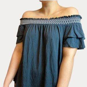 American Eagle Outfitters Soft & Sexy Off the Shoulder Top
